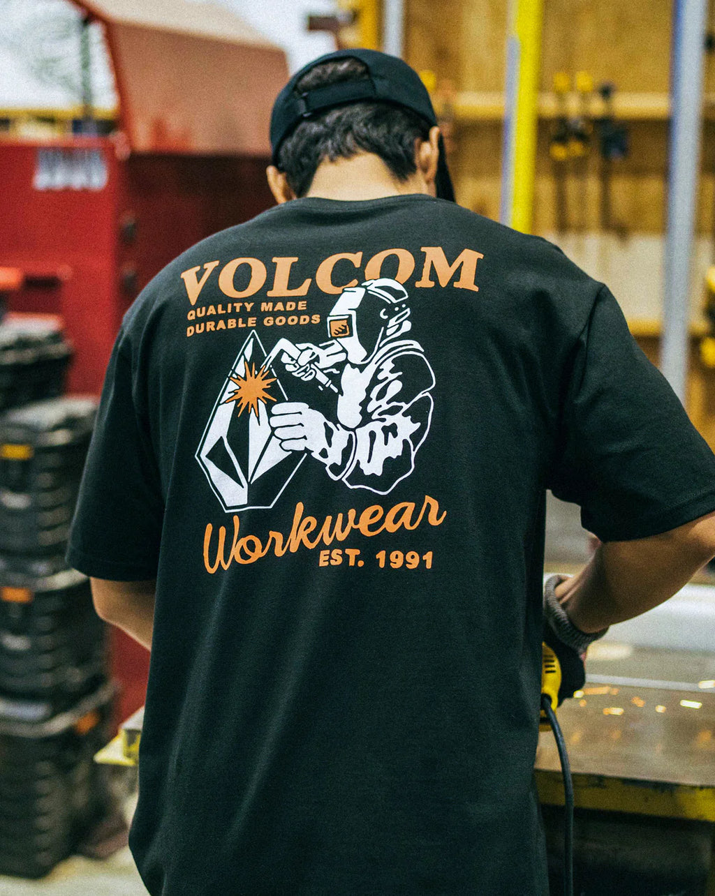 Camiseta Volcom Silk MC Workwear Welder